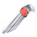 9pcs multi bike bicycle repair hand tool kit inch size L sharpe long arm ball point head allen hex hexagon key wrench set